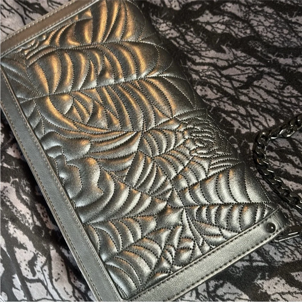 BLACKCRAFT CULT charlotte spider web clutch/purse - Picture 1 of 6